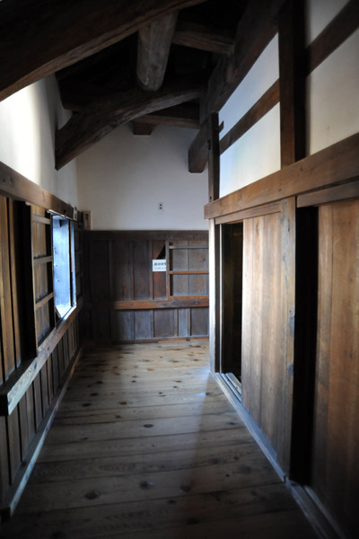 Inside the keep, Hikone Castle