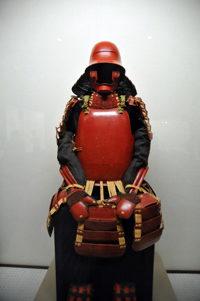 Suit of armor in Gusoku Style with red-lacquered body, late 16th C.
