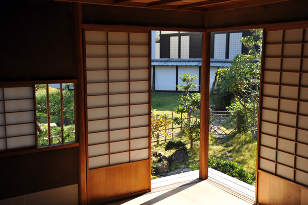 Traditional sliding doors, Hikone Castle Museum