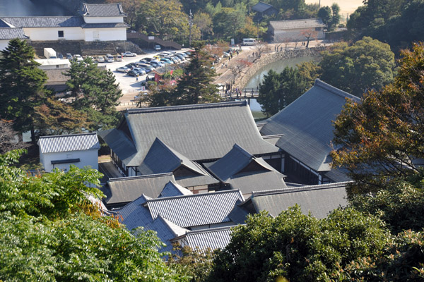 View of the Hikone Castle Museum from the Keep