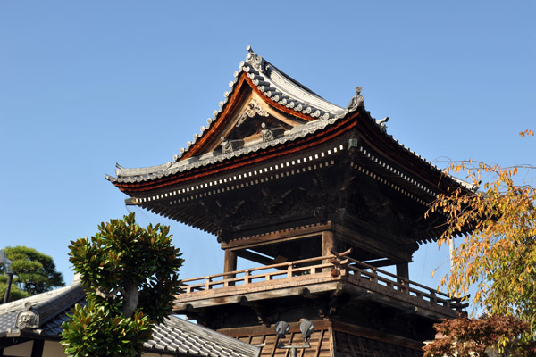 Temple bell tower, Hikone