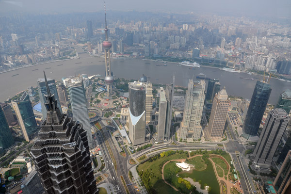 Shanghai-Pudong from the Shanghai World Financial Center Observatory