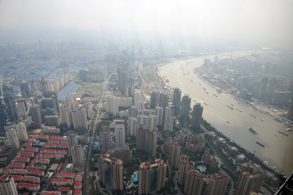 The Huangpu River and Pudong New Area, Shanghai