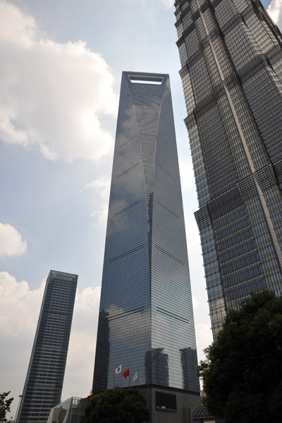 Shanghai World Financial Center and the Jin Mao Tower