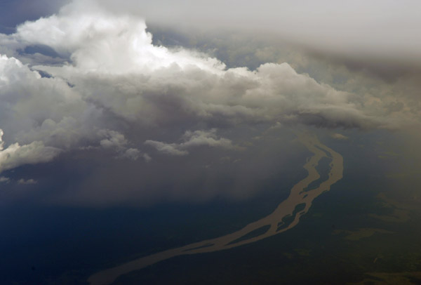 The Congo River south of Kindu, DRC