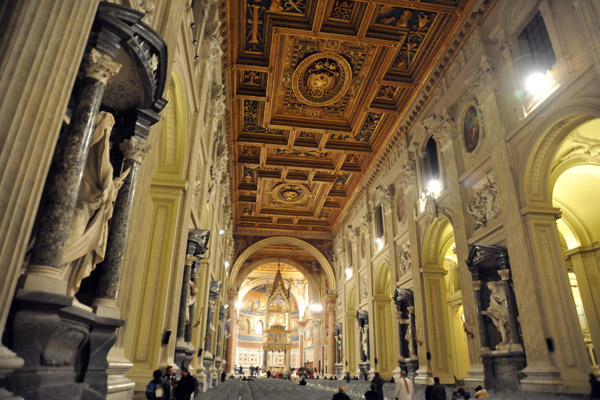 San Giovanni in Laterano was first consecrated in 324 AD, but little remains of the original church