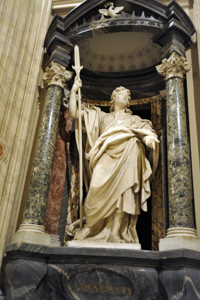Apostles of St. John Lateran - St Thaddeus by Lorenzo Ottoni