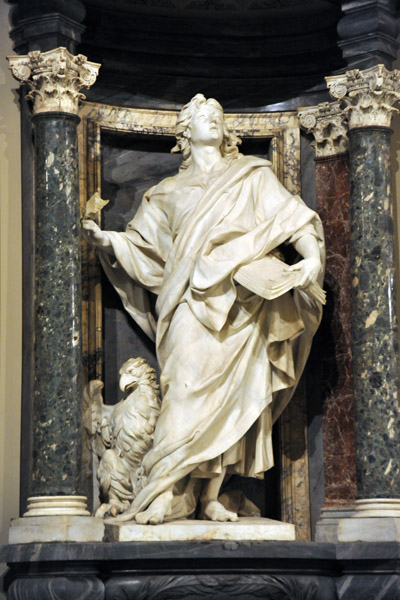 Apostles of St. John Lateran - St John the Evangelist by Camillo Rusconi 