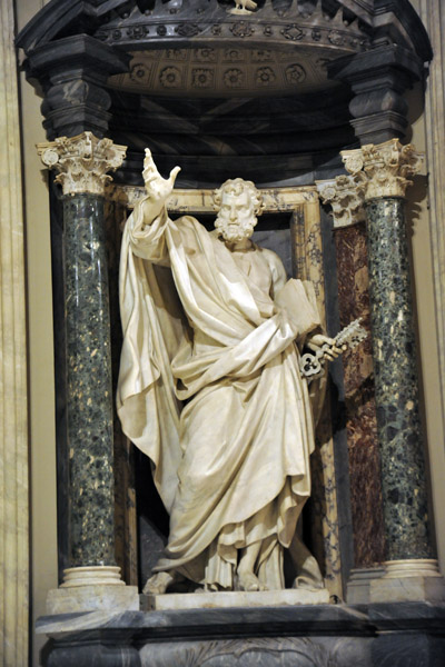 Apostles of St. John Lateran - St Peter by Pierre-Étienne Monnot