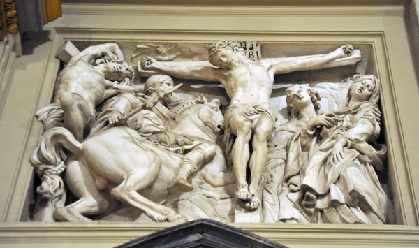 Relief - The Crucifixion of Christ by M. Anguier (above Paul)