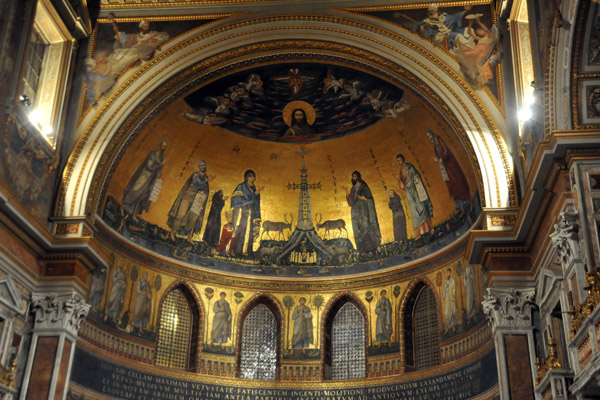 The Apse Mosaic of St. John Lateran was created 1291-1292