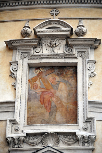 Fresco over the door of San Bernardo