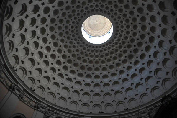 The dome of San Bernardo, which may date to ancient times, similar in style to that of the Pantheon