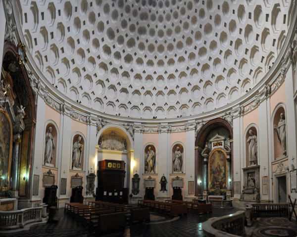 Panoramic view of the interior of San Bernardo alle Terme