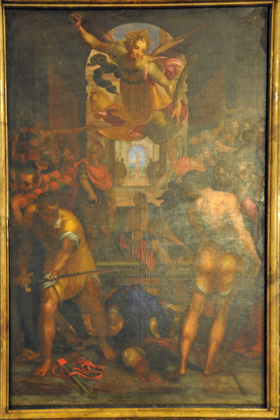 The Decapitation of St. Susanna on the High Altar by Tommaso Laureti (1602)