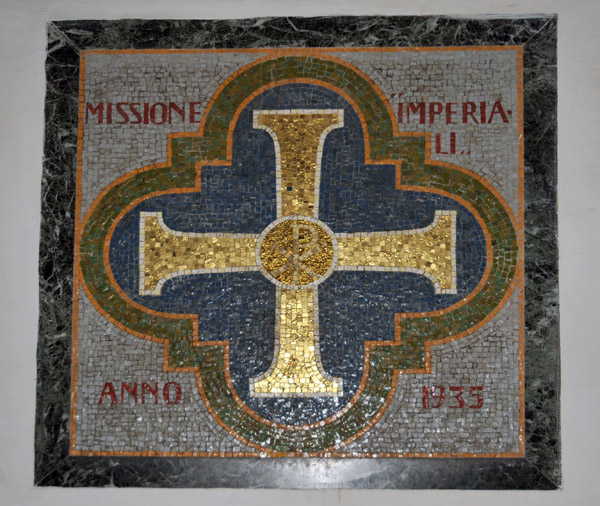 Mosaic cross - Missione Imperiali Ann 1935