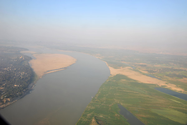 Irrawaddy River at Bagan, Burma (Myanmar)