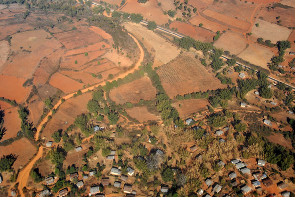 On approach to Heho Airport, Shan Province, Burma (Myanmar)