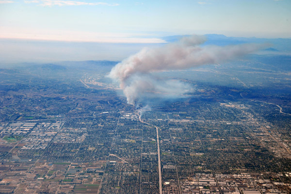 Wildfire, Chino Hills, California