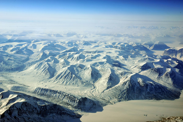 Glacier on the east coast of Greenland (N73)