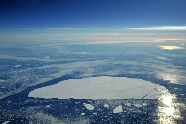 Sea ice off the east coast of Greenland (N73)