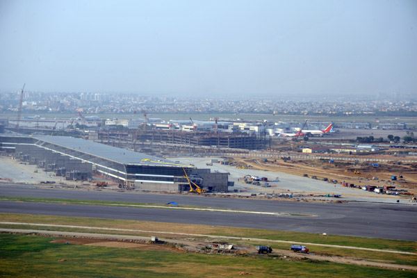 New terminal under construction, Indira Gandhi International Airport, Delhi