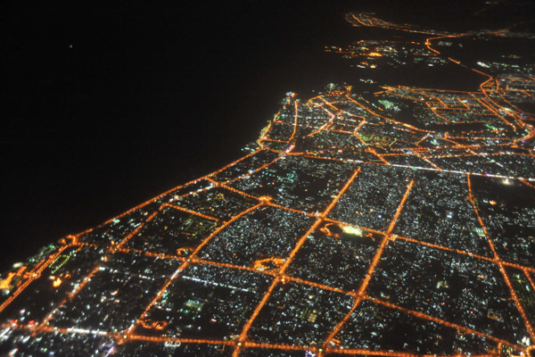 Sharjah & Ajman at night
