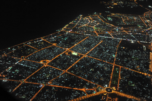 Sharjah & Ajman at night