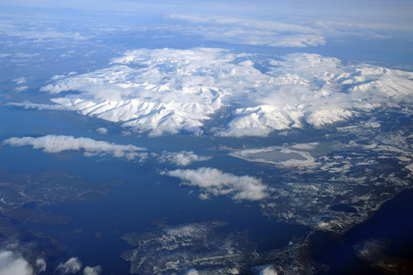 Jekostrovskij Strait at Apatity, Murmansk Oblast, Russia