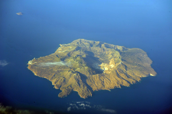 Nisyros, Greece, with its volcanic crater