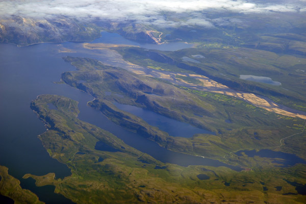 End of the Tanafjorden, Tananes, Norway