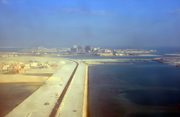Coastal road on Muharraq leading to Amwaj Islands, Bahrain
