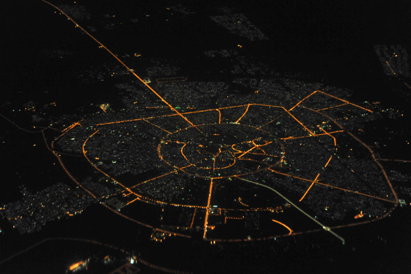 Erbil, Iraqi Kurdistan, at night