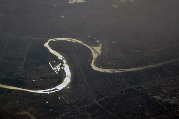 Loop in the Tigris River at Baghdad, Iraq