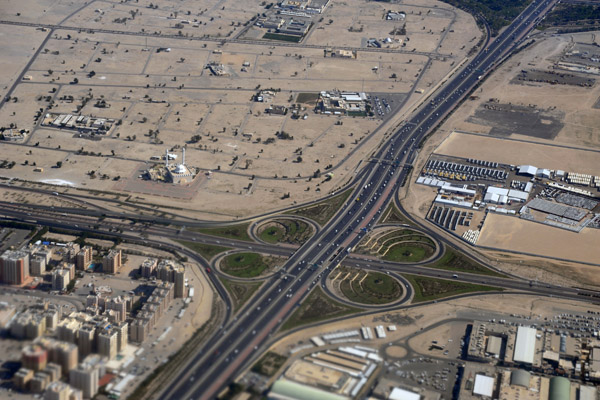 Kuwait - Sixth Ring Road / Airport Road interchange