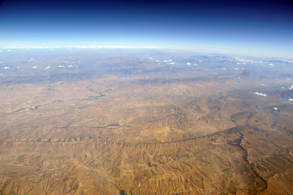 Looking north across the mountains from Iraq into Turkey