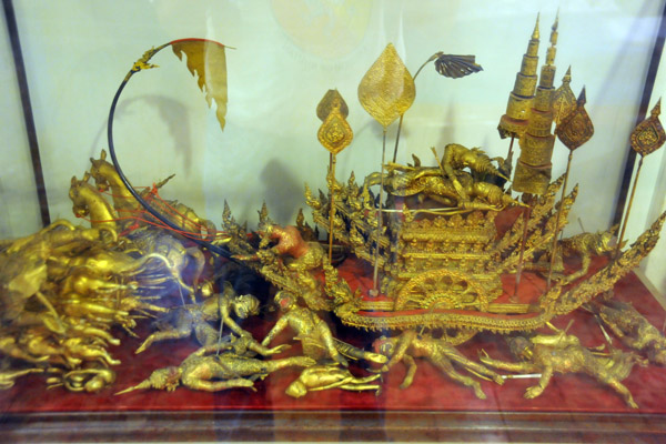 Model depicting a story from the Ramayana for the royal cremation ceremony of Queen Sunantha Kumarirat