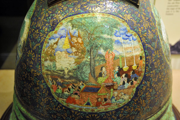 Detail of a 19th C. miniature stupa