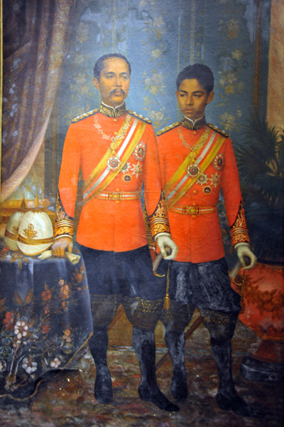 King Chulalongkorn, Rama V (left), 1853-1910