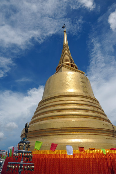 Stupa at the top of the Golden Mount