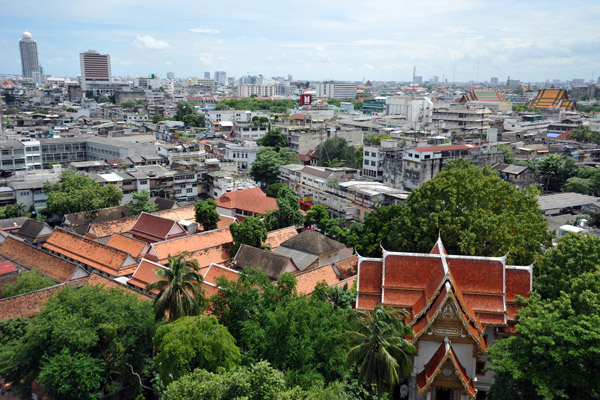 View of Bangkok to the southwest from the Golden Mount