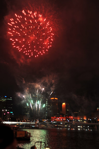 Fireworks - Brisbane River Fire 2010