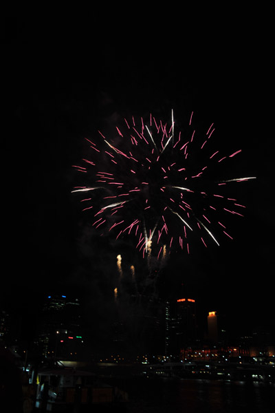 Fireworks - Brisbane River Fire 2010