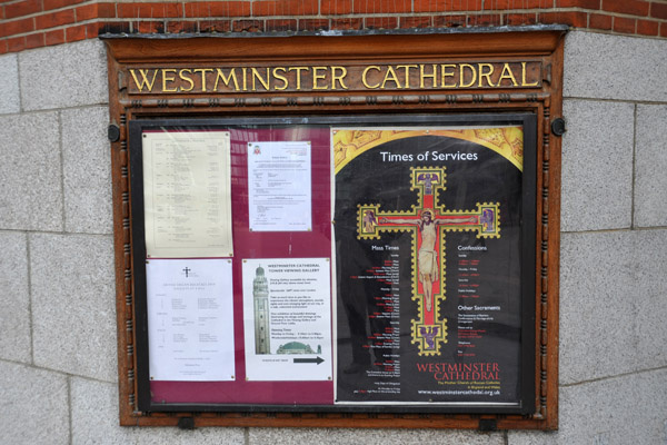 Westminster Cathedral - the Roman Catholic Cathedral, Victoria Street, London