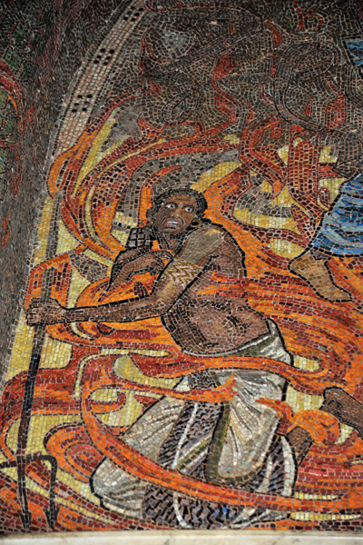 Mosaic of Purgatory - Holy Souls Chapel