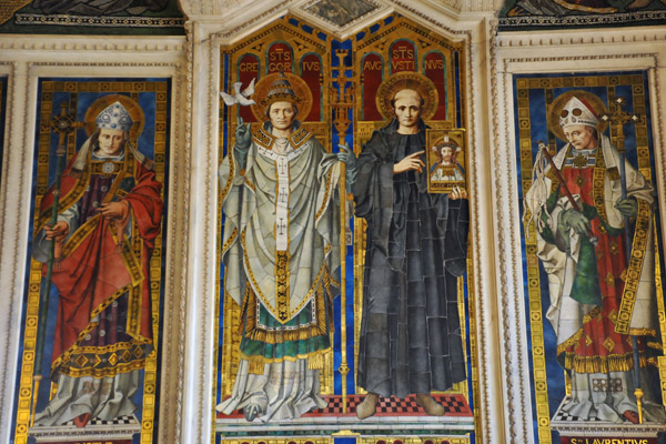 The Pope St. Gregory sent St. Augustine to England where he became the first Archbishop of Canterbury