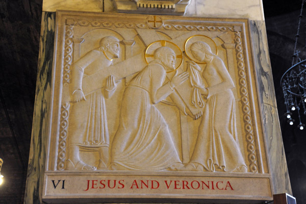 Westminster Cathedral Stations of the Cross - VI. Jesus and Veronica