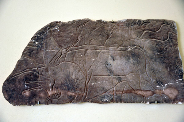 Prehistoric stone carving from Jebel Acacus