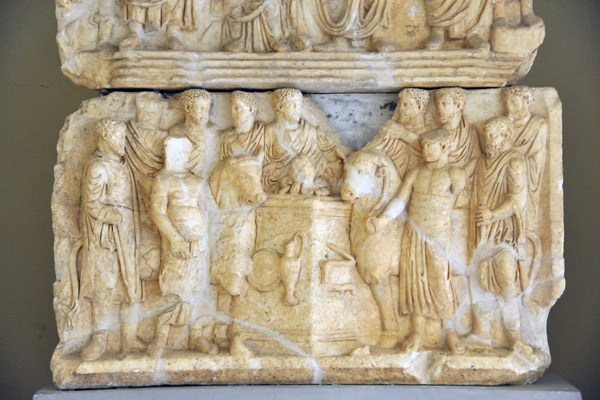 Relief of sacrifice from the Arch of Septimus Severus, 3rd C. AD