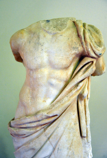 Headless marble statue of Asclepius, 2nd C. AD